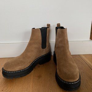Marc Fisher Padmia Chelsea Boot, Alice Suede, size 8